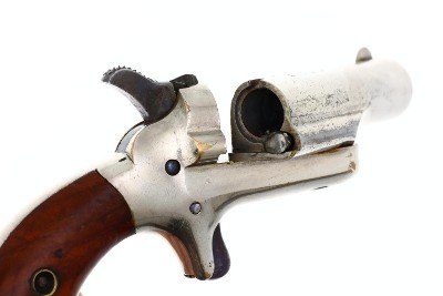 Colt Third Model (Thuer) Derringer, .41 RF, Nickeled, 36783, O-145 - Image 5 of 9