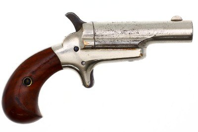 Colt Third Model (Thuer) Derringer, .41 RF, Nickeled, 36783, O-145 - Image 2 of 9