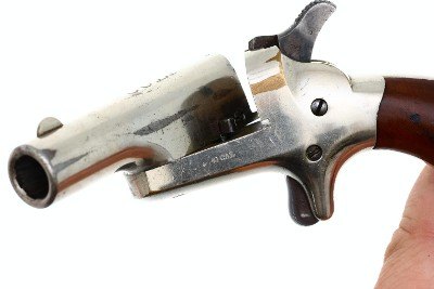 Colt Third Model (Thuer) Derringer, .41 RF, Nickeled, 36783, O-145 - Image 4 of 9