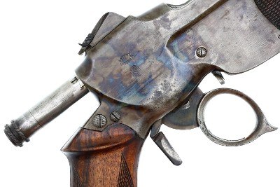 Gustav Bittner 1896 Austrian Repeater Pistol, ANTIQUE, 31, O-277 - Image 12 of 25