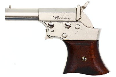 Remington No. 2 Vest Pocket Pistol, Nickel, .41RF, ANTIQUE, 1602, O-166 - Image 3 of 13