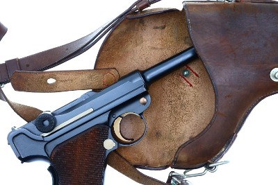 DWM 1906 Swiss Military Luger, Cross-in-Sunburst, Holster, 6919, FB02377 - Image 23 of 23