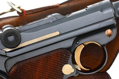 DWM 1906 Swiss Military Luger, Cross-in-Sunburst, Holster, 6919, FB02377 - Image 19 of 23