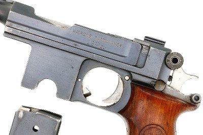 Danish Military Bergmann Haerens Rustkammer 1910/21, H.Rk. 1588, FB02530 - Image 1 of 21