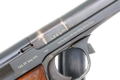 Walther Olympia 1925 Long Barrel Pistol, British Proofed, 4775, FB02531 - Image 4 of 12