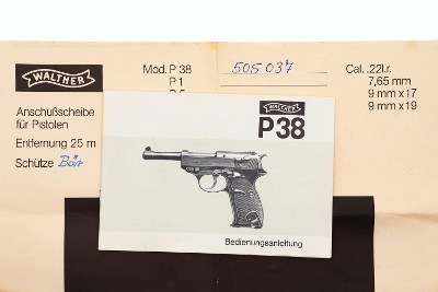 Walther, P38, NIB, 100 Yr Commemorative, 505037, FB02533 - Image 9 of 10