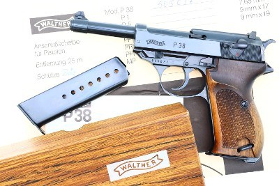 Walther, P38, NIB, 100 Yr Commemorative, 505037, FB02533 - Image 1 of 10