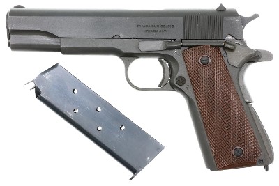 Ithaca 1911 A1 US Military Double Stamp Pistol, 1213205, FB02231 - Image 1 of 13