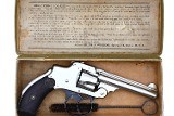 S&W 32 Departure Revolver, SN: 17, Nickel, Boxed, ANTIQUE, 17, FB01568 - Image 5 of 15