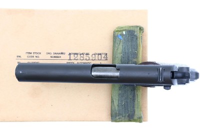Remington Rand 1911 A1 US Military WWII Pistol, 1285904, FB02163 - Image 7 of 12
