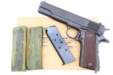 Remington Rand 1911 A1 US Military WWII Pistol, 1285904, FB02163 - Image 2 of 12