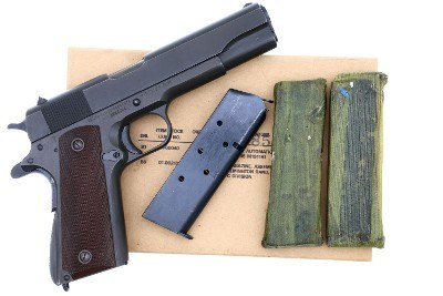 Remington Rand 1911 A1 US Military WWII Pistol, 1285904, FB02163