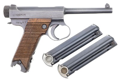 Japanese Military Type 14 WWII Nambu Pistol, 19.3 date, 20784, FB01358 - Image 2 of 12