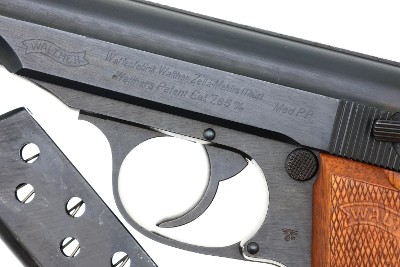 Walther PP Late WWII German Police, Eagle F Beech Grips, 358676P, FB02414 - Image 3 of 10