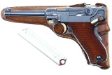 1900 DWM Swiss Military WIDE TRIGGER Luger, Holster, 4608, FB00325 - Image 1 of 19