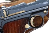 1900 DWM Swiss Military WIDE TRIGGER Luger, Holster, 4608, FB00325 - Image 4 of 19