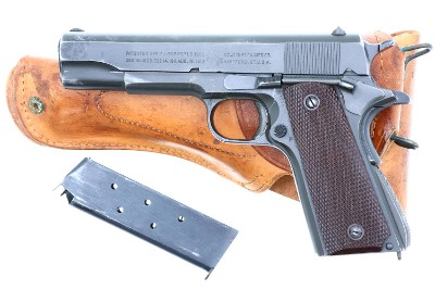 Colt 1911A1, US Military WWII Pistol, Holster, 1176428, FB01944 - Image 2 of 14