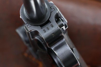 Mauser 1937 S/42 German Army WWII Luger Pistol Rig, 359k, FB01575 - Image 5 of 20