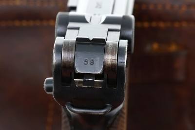 Mauser 1937 S/42 German Army WWII Luger Pistol Rig, 359k, FB01575 - Image 14 of 20