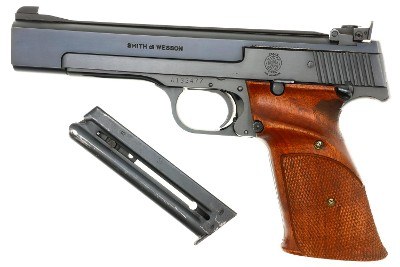 S&W Model 41 (no suffix), Extendable Front Sight, .22LR, A133477, FB02527 - Image 1 of 9