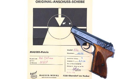 Mauser HSc Postwar Pistol, .32 ACP, Boxed w/ Literature, 00.1698, FB02475 - Image 7 of 13