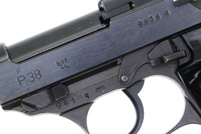 Mauser P38, byf 44, WWII German military, all matching, 9419q, FB01497 - Image 3 of 10