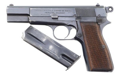 FN High Power Pistol, German Late WWII Military, Matching,45830a, FB01469 - Image 1 of 15