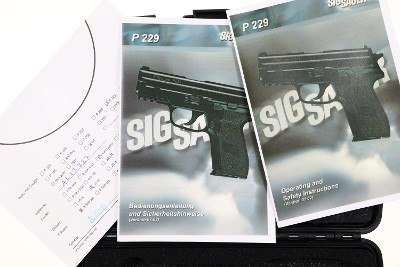 SIG Sauer, P229, Geneva Police, Test Target, NIB, AL13727, FB00268 - Image 7 of 9