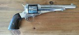 Antique Remington 1875, 44-40 WCF, Nickel, Very nice shootable bore for its age - 1 of 14