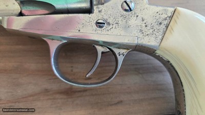 Antique Remington 1875, 44-40 WCF, Nickel, Very nice shootable bore for its age - Image 6 of 14