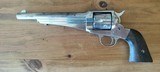 Antique Remington 1875, 44-40 WCF, Nickel, Very nice shootable bore for its age - 2 of 14