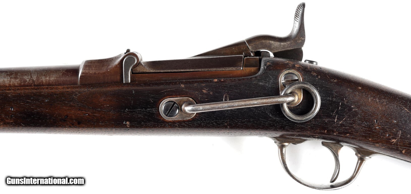 Historic Custer Range U S Springfield Model 1873 Trapdoor Carbine For Sale