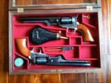 Colt 2nd Gen 1851 Navy Consecutive Cased Pair - F series. - 1 of 15