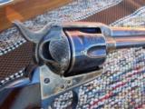 Prestige engraved gold inlaid Uberti Single Action Revolver in 44-40 with special finish - 6 of 15