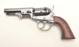 J.M. Cooper DA percussion pocket revolver, .32 caliber, 4” octagon barrel, - 1 of 3