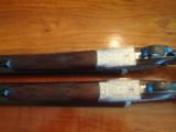 AYA #53 Matched pair consecutively numbered 12ga sxs shotguns, full length leather case - 3 of 15