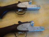 AYA #53 Matched pair consecutively numbered 12ga sxs shotguns, full length leather case - 6 of 15
