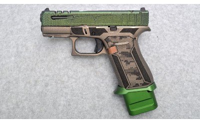 Glock ~ 43x Cypress Raptor Cut Shark Coast Custom ~ 9mm Luger - Image 2 of 2