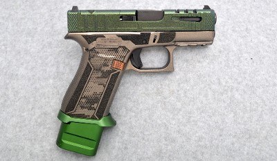 Glock ~ 43x Cypress Raptor Cut Shark Coast Custom ~ 9mm Luger - Image 1 of 2