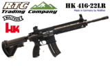 Heckler & Koch 416-22 rimfire by Walther AR style .22 long rifle NIB - 5 of 9