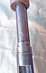 Winchester Model 97 Shotgun.
Made 1952. Visible hammer, take down - 9 of 9