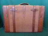 Bridle Oak & Leather Travel Case w/Leather & Canvas Overcase - 5 of 8