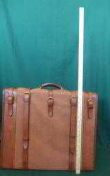 Bridle Oak & Leather Travel Case w/Leather & Canvas Overcase - 3 of 8
