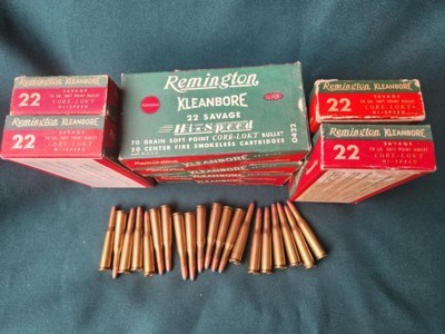 22 HIGH POWER SAVAGE 70 GR SOFT POINT
