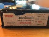Browning Double Auto Twelvette - RARE 1965Boxed Unfired VR Mod Choked - 1 of 14
