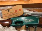 Browning Double Auto Twelvette - RARE 1950's Green Twelvette - Raised Rib Full Choke - Boxed - 1 of 5