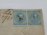 1862 Confederate Envelope with Davis Stamps - 3 of 3