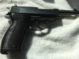 Very Fine 1944 9mm Walther P38: - 1 of 12