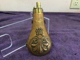 Mid-1800’s Ornate Hawksley Powder Flask - 3 of 4