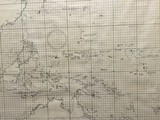 WWII Pacific Theatre Intelligence Map - 3 of 7